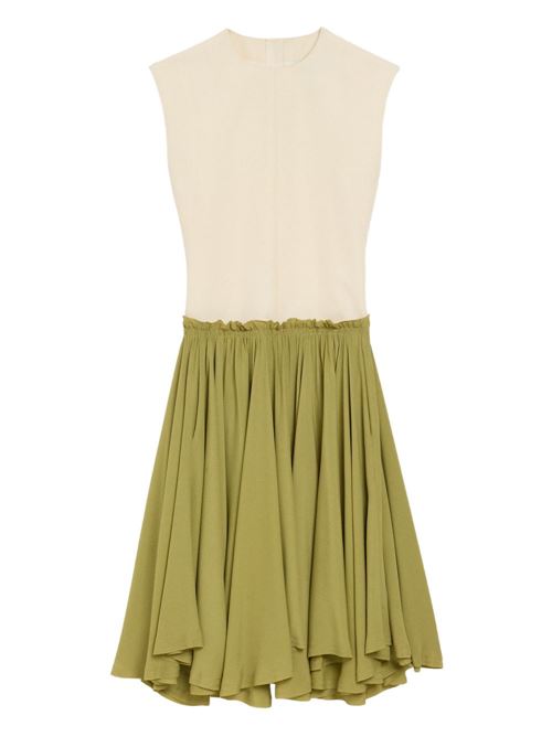 Two-tone midi dress AMI PARIS | FDR650WV0200A041